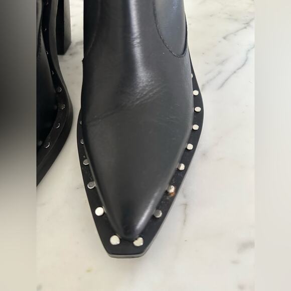 Rebecca Minkoff leather ankle boots size 7 - Picture 4 of 10